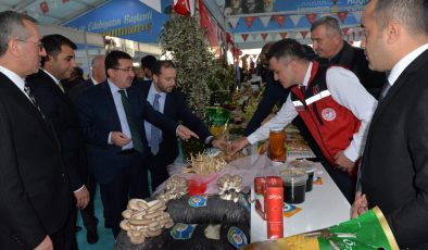 Afşin’de üretilen ürünler Kahramanmaraş’ta yoğun ilgi gördü