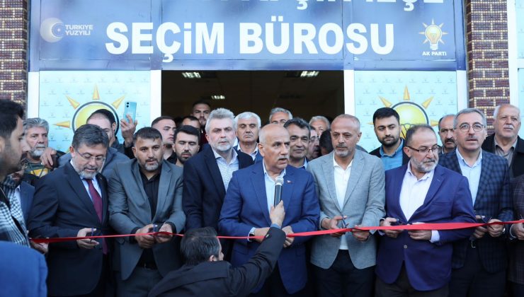 AFŞİN’DE AK PARTİ SEÇİM BÜROSU AÇILDI