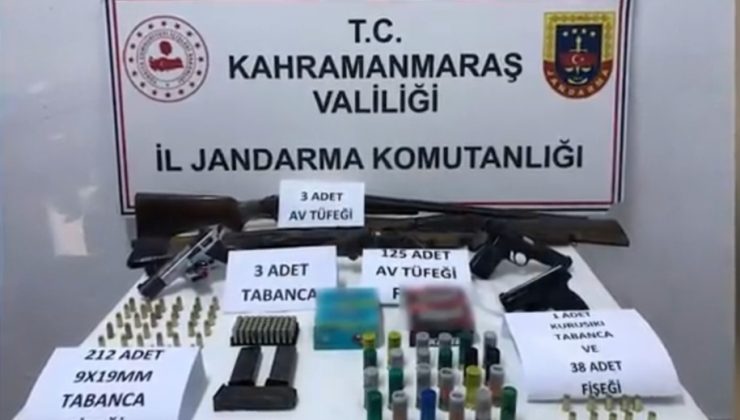 AFŞİN JANDARMA’DAN KRİTİK SİLAH OPERASYONU