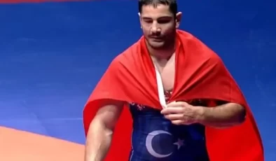 Afşin’de Depremlerde Destek Veren Milli Güreşçi Taha Akgül, 11. Kez Avrupa Şampiyonu Oldu