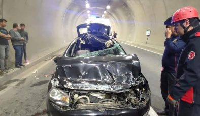 Göksun Tünelinde Zincirleme Trafik Kazası 