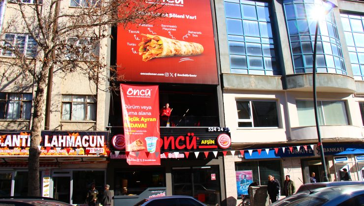 Afşin’de Yeni Bir Lezzet Dönemi Başladı, Öncü Döner 288. Şubesini Açtı!