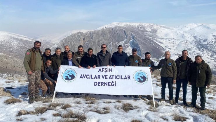 Afşin’de Yaban Hayvanları İçin Doğaya Yem Bırakıldı