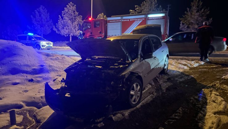 Afşin’de Alkollü Sürücü Kazaya Neden Oldu, 2 Yaralı