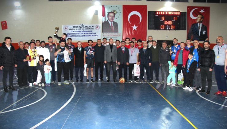 Afşin’de 3×3 Basketbol Turnuvası Şampiyonu Belli Oldu