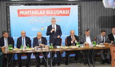 Afşin’de Muhtarlarla İstişare Toplantısı Yapıldı