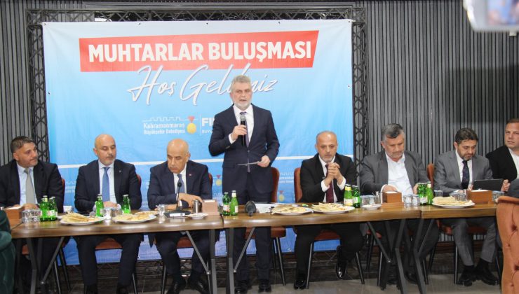 Afşin’de Muhtarlarla İstişare Toplantısı Yapıldı