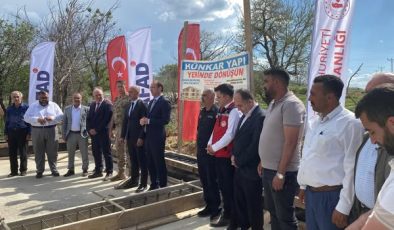 Afşin’de İlk Ahır Temeli Soğucak’ta Atıldı