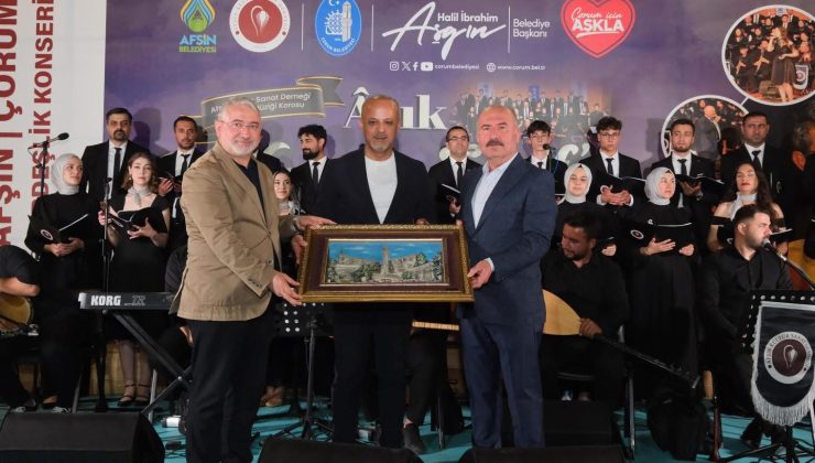 Çorum’da “Afşin-Çorum Kardeşlik Konseri” Düzenlendi