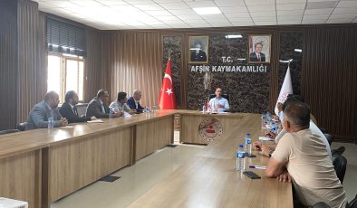 Afşin’de “Geçici Yaşam Merkezlerinin Tahliye Süreci” Toplantısı Gerçekleştirildi