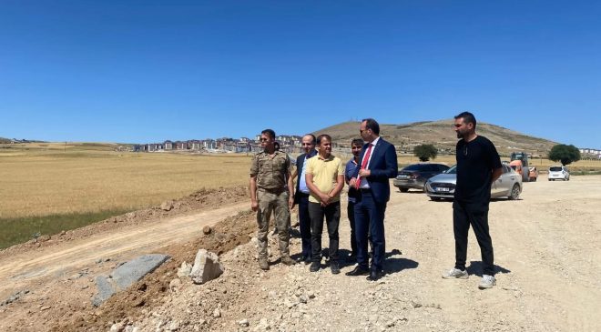 Kaymakam Muammer Sarıdoğan, Afşin-Göksun-Elbistan Yol Çalışmalarını İnceledi