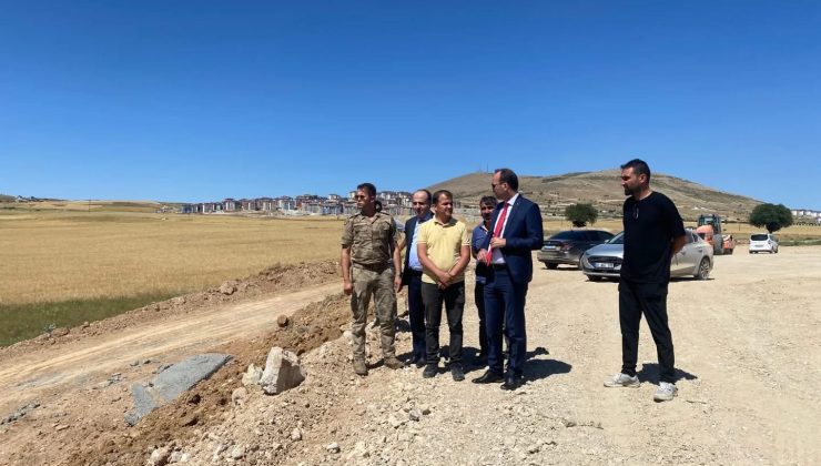 Kaymakam Muammer Sarıdoğan, Afşin-Göksun-Elbistan Yol Çalışmalarını İnceledi