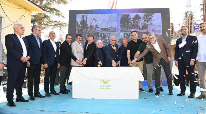 AFŞİN’DE TOPLU TEMEL ATMA VE AÇILIŞ TÖRENİ DÜZENLENDİ