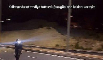 Sosyal Medyada Trafik Güvenliğini Tehlikeye Soktu, Jandarma Anında Harekete Geçti!