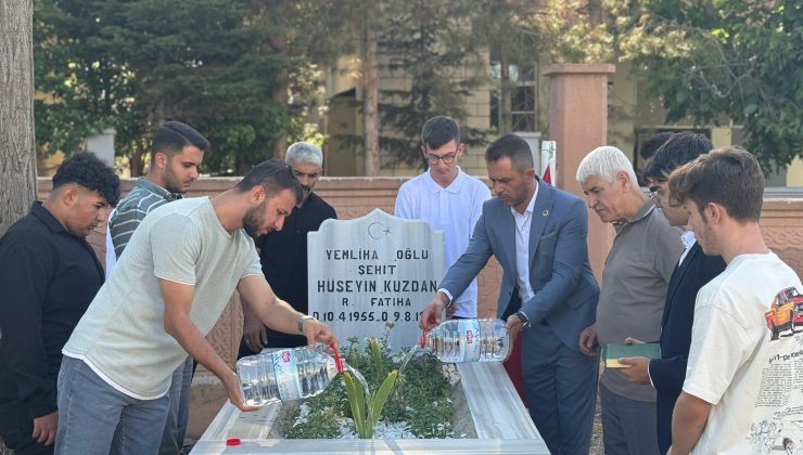 Ülkü Ocakları Afşin İlçe Başkanlığı, Ülkücü Şehidimiz Hüseyin Kuzdan’ı Dualarla Andı