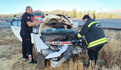Afşin-Göksun Yolunda Trafik Kazası, 1 Yaralı