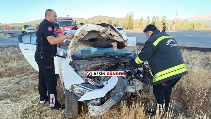 Afşin-Göksun Yolunda Trafik Kazası, 1 Yaralı