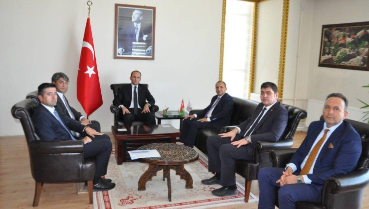 Kaymakam Sarıdoğan ve Baydur Afşin’de Eğitim Gündemini Değerlendirdi