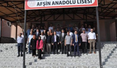 İl Millî Eğitim Müdürü Baydur, Afşin’de Yeni Dönem Hazırlıklarını İnceledi