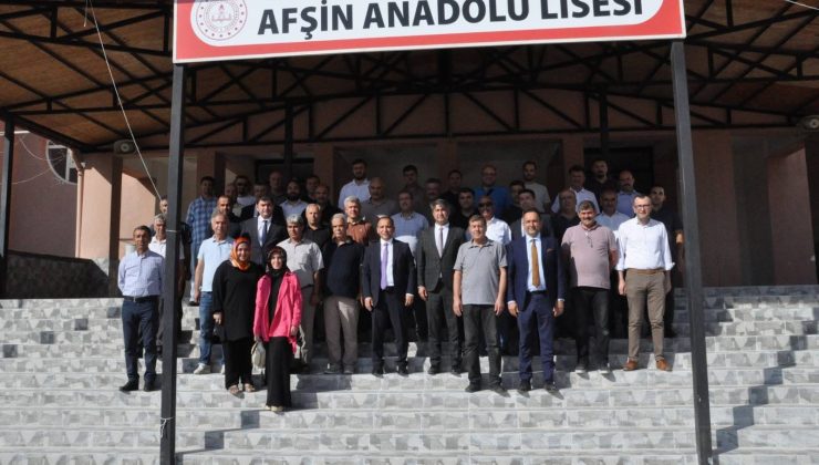İl Millî Eğitim Müdürü Baydur, Afşin’de Yeni Dönem Hazırlıklarını İnceledi