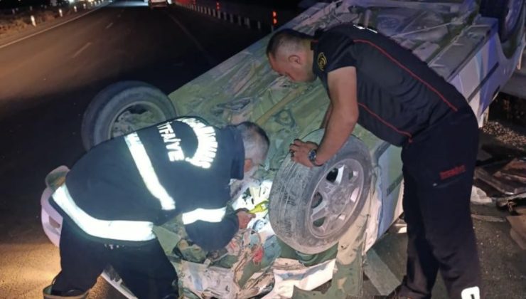 Afşin’de İki Otomobil Çarpıştı, 10 Yaralı