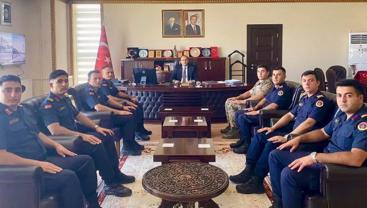 Afşin’de Subay Adaylarından Kaymakam Sarıdoğan’a Ziyaret