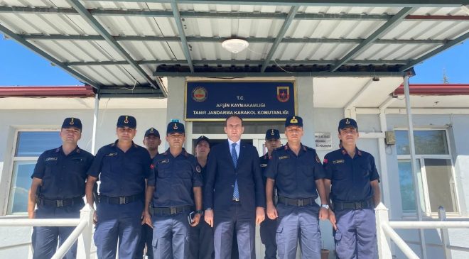 Kaymakam Sarıdoğan, Tanır Jandarma Karakolu’nu Ziyaret Etti