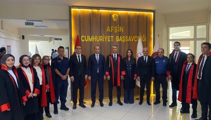 Afşin’de Yeni Adli Yıl Törenle Başladı