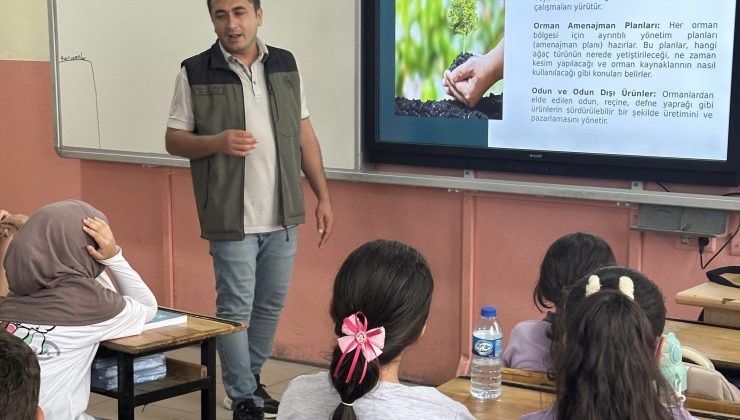 Afşin’de Öğrencilere “Yeşil Vatan” Bilinci Aşılandı