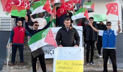 Afşinli Gençlerden Filistin’e Anlamlı Destek