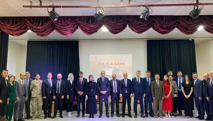 Afşin’de Coşkulu 24 Kasım Öğretmenler Günü Kutlaması!
