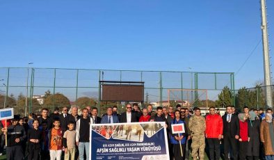 Afşin’de Trafiğe ve Hareketsizliğe Karşı ‘Sağlıklı’ Yürüyüş!