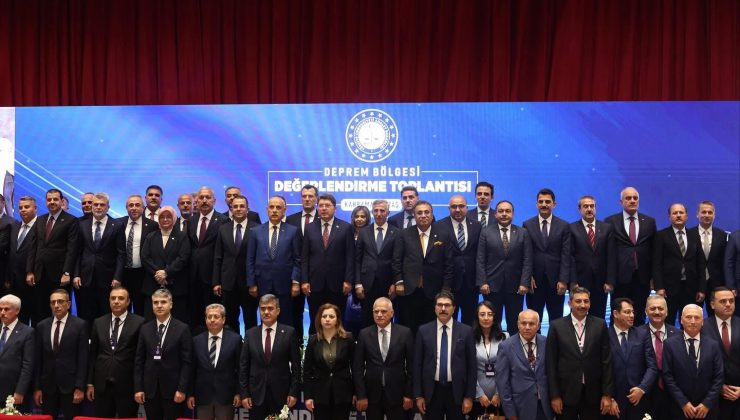 Adalet Bakanı Tunç, Kahramanmaraş’ta Deprem Bölgesi Değerlendirme Toplantısında Konuştu