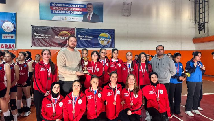 Afşin Anadolu Lisesi Voleybolda İl Üçüncüsü Oldu