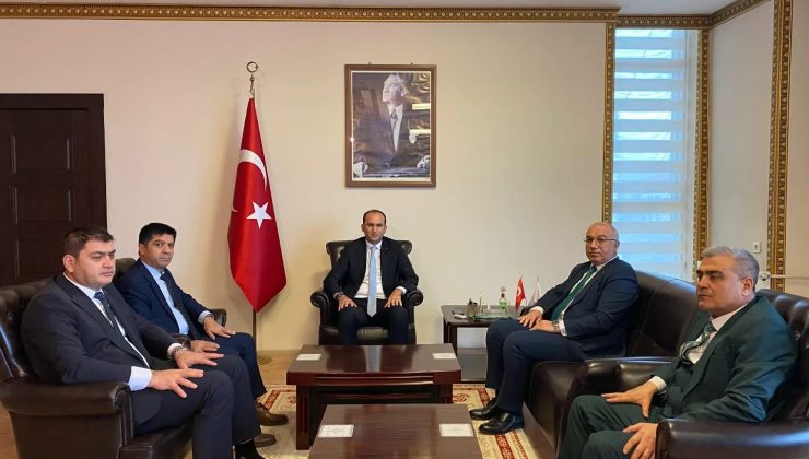 Milli Eğitim Bakanlığı Müfettişlerinden Kaymakam Sarıdoğan’a Ziyaret