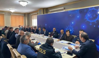 Afşin’de Kamu Hizmetleri İçin Değerlendirme ve Planlama Toplantısı