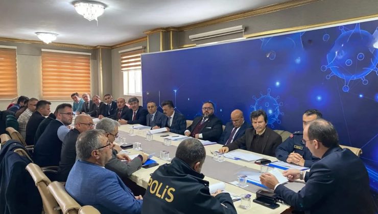 Afşin’de Kamu Hizmetleri İçin Değerlendirme ve Planlama Toplantısı