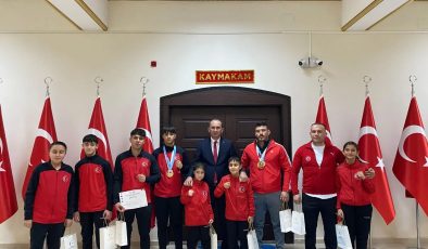 Afşinli Sporculardan Türkiye Şampiyonluğu, Kaymakam Sarıdoğan’dan Tebrik