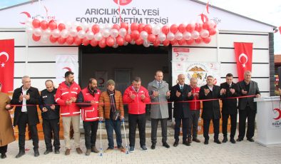 Afşin Lavanta Bahçesi’nde Arıcılığa Güçlü Destek Fondan Üretim Tesisi Açıldı