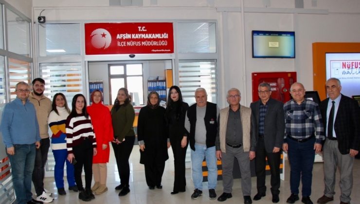Afşin Gündem’den İlçe Nüfus Müdürlüğü’ne Ziyaret