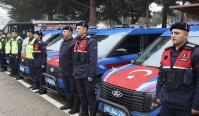 Afşin İlçe Jandarma Komutanlığı Filosuna Üç Yeni Hizmet Aracı Katıldı