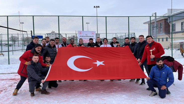 Afşin’de 3×3 Kar Voleybolu Turnuvası Büyük Heyecana Sahne Oldu