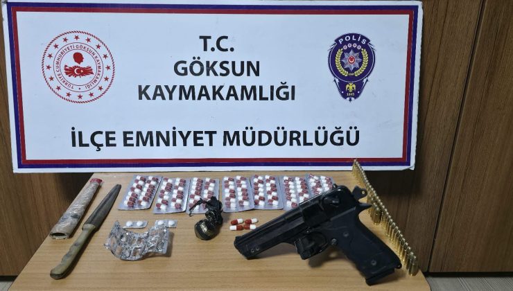 Göksun’da Uyuşturucu ve Silah Operasyonu