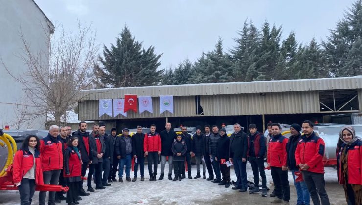 Afşinli Üreticiye Can Suyu, 10 Çiftçiye %100 Hibeli Su Tankeri!