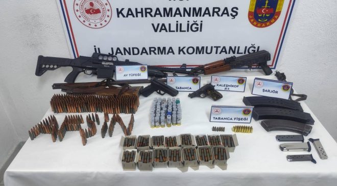 Afşin’de Silah ve Mühimmat Kaçakçılığı Operasyonu, Şüpheli Tutuklandı