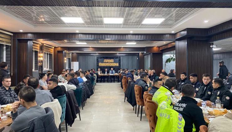 Afşin’de Kahramanlar Onuruna Gönül Sofrası