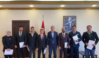 Afşin’de Deprem Sürecinde Görev Alan Personele Başarı Belgesi