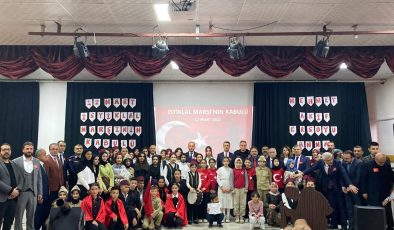 Afşin’de İstiklal Marşı’nın Kabulünün 105. Yıl Dönümü Coşkuyla Anıldı