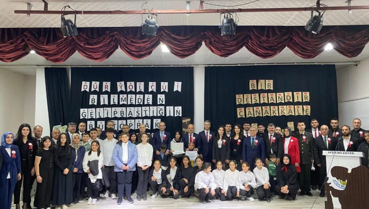 Afşin’de 18 Mart Çanakkale Zaferi ve Şehitleri Anma Günü Programı Düzenlendi