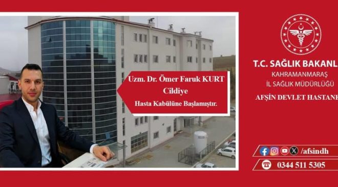 Afşin Devlet Hastanesi’ne 4 Yeni Uzman Doktor Atandı